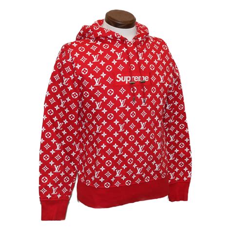 lv supreme hooide pink|supreme logo hoodie.